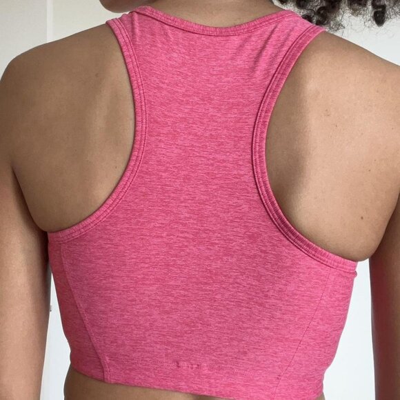 Outdoor Voices | Athena Crop Athletic Top in Flamingo Pink Size XSmall - Picture 2 of 5